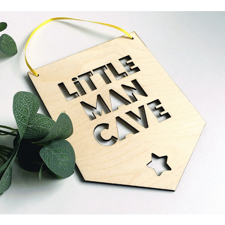 Maturi Little Man Cave Wall Décor Wayfair.co.uk